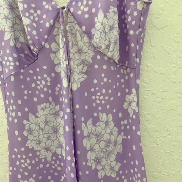 Revolve Endless Summer Floral Suki Dress in Purple Lavender - Picture 8 of 12